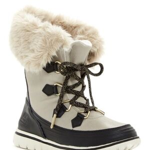 SOREL Metallic Snowdance Boots -  Faux Fur Lined Waterproof Boots